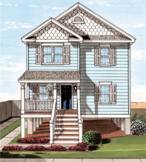 Beach Haven 2 Exterior Artists Rendering Modular Home By Patriot