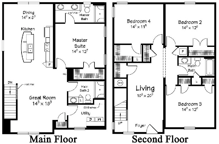 Beach Haven 2 Two Story  Modular Home Floor Plan Designed For Coastal Communities