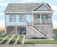 Sailview1 Ranch Exterior Artists Rendering Modular Home By Patriot