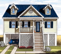 Sailview 2 Cape Exterior Artists Rendering Modular Home By Patriot