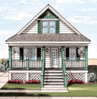 Spinnaker1 Cape Exterior Artists Rendering Modular Home By Patriot